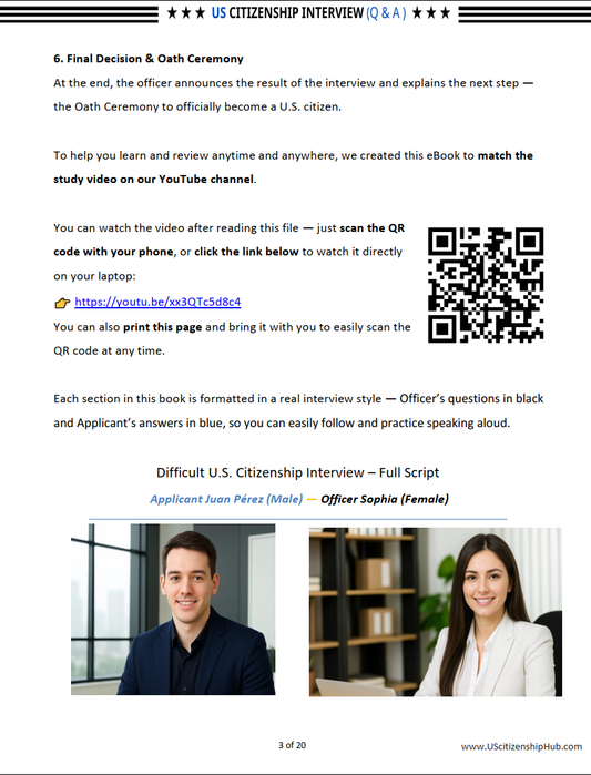 Difficult US Citizenship Interview - Officer Asked So Many N400 Questions