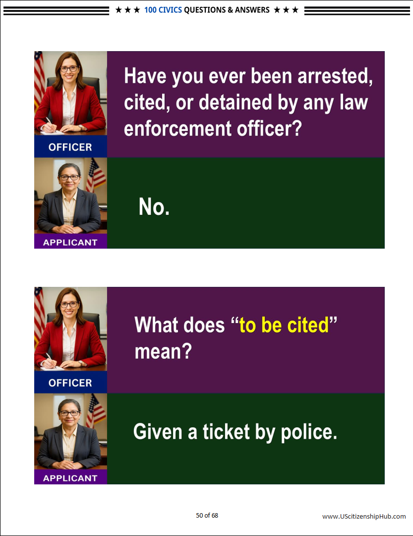 Real U.S. Citizenship Interview 2025 – 60+ Year Old Applicant